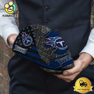 NFL Tennessee Titans American Flag Custom Jeff Cap