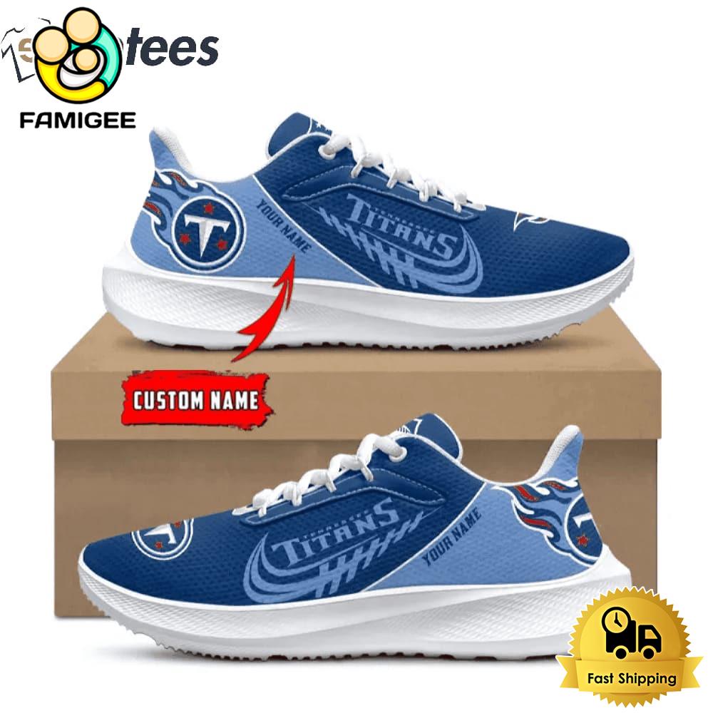 NFL Tennessee Titans Personalized Athletic Running Shoes For Fans NFL Tennessee Titans Personalized Athletic Running Shoes For Fans