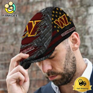 NFL Washington Commanders American Flag Custom Jeff Cap