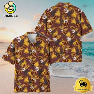 NFL Washington Commanders Hawaiian Shirts For Family Trips