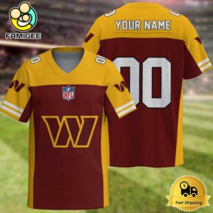 NFL Washington Commanders New Logo 2025 Custom Football Jersey