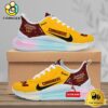 NFL Washington Commanders Team Logo Custom Women's Rainbow Atmospheric Cushion Running Shoes