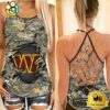 NFL Washington Commanders Women’s Camo Custom Criss Cross Back Tank Top