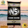 Orleans Saints Bold NFL Logo Custom Beach Towel