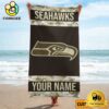 Seattle Seahawks Dynamic Graphics Beach And Pool Towel For Fans