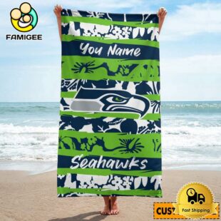 Seattle Seahawks Perfect For Vacation Logo Printed Beach Towel