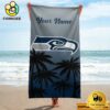 Seattle Seahawks Sporty Look Beach Towel For NFL Fans