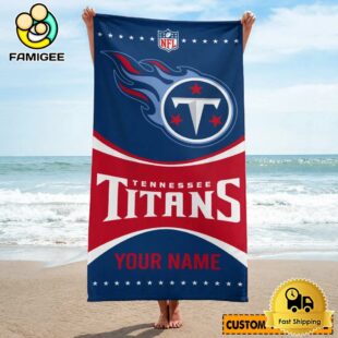 Tennessee Titans Design Summer Fan Beach Towel