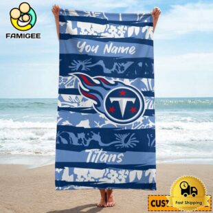 Tennessee Titans Dynamic Graphics Beach And Pool Towel For Fans