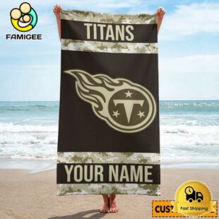 Tennessee Titans Sporty Look Beach Towel For NFL Fans