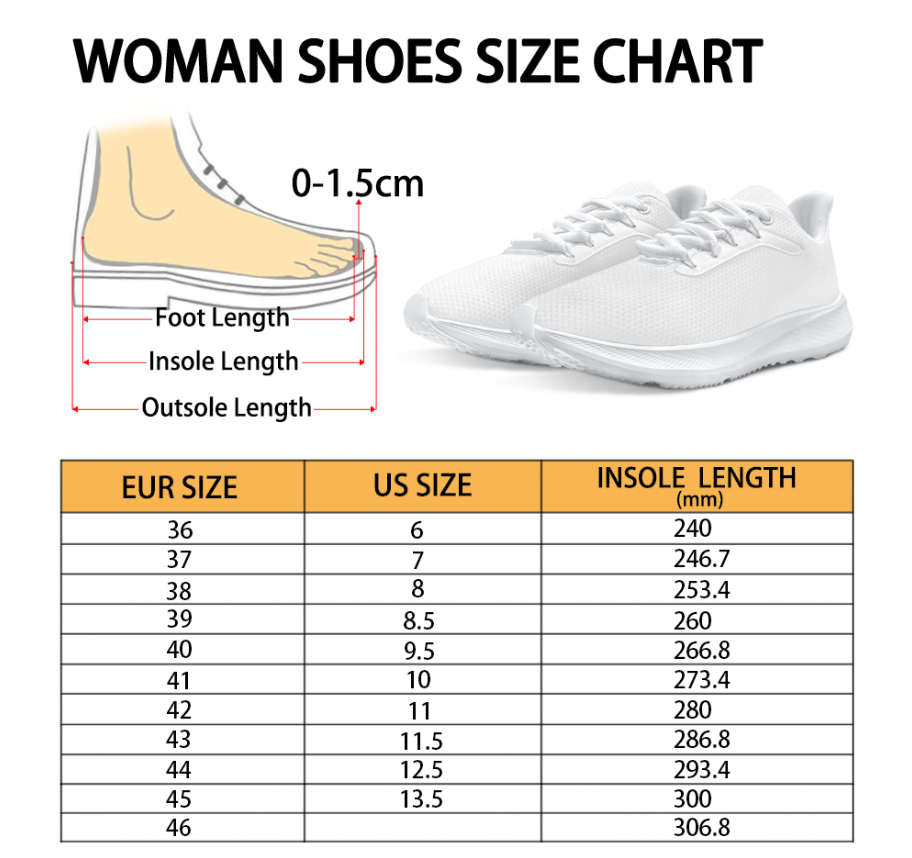Size Women Running Shoes