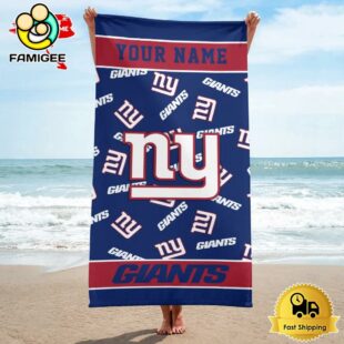 York Giants Design Summer Fan Beach Towel
