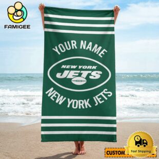 York Jets Dynamic Graphics Beach And Pool Towel For Fans