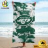 York Jets Eye-Catching Colors Personalized Pool Towel