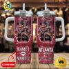 Atlanta Falcons NFL Mickey And Minnie Couple Custom 40oz Stanley Cup Tumbler