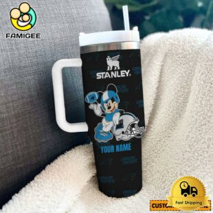 Carolina Panthers NFL Mickey Mouse Custom 40oz Stanley Cup Tumbler
