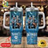 Detroit Lions NFL Mickey And Minnie Couple Custom 40oz Stanley Cup Tumbler