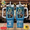 Los Angeles Chargers NFL Mickey And Minnie Couple Custom 40oz Stanley Cup Tumbler