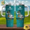 Miami Dolphins NFL Mickey Mouse Custom 40oz Stanley Cup Tumbler