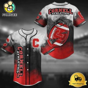 NCAA Cornell Big Red Grenade Football Baseball Jersey