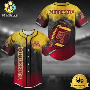 NCAA Minnesota Golden Gophers Grenade Football Baseball Jersey