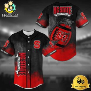 NCAA Nc State Wolfpack Grenade Football Baseball Jersey