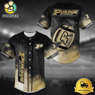 NCAA Purdue Boilermakers Grenade Football Baseball Jersey