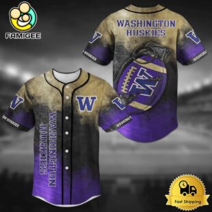 NCAA Washington Huskies Grenade Football Baseball Jersey