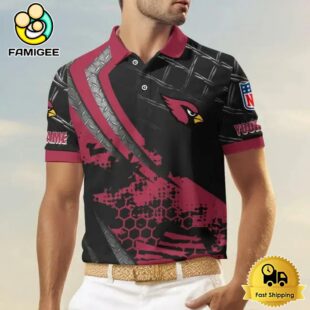 NFL Arizona Cardinals New Design 2025 Custom Name Polo Shirt