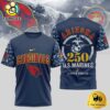 NFL Arizona Cardinals Us Marine Corps Will Celebrate Its 250th Anniversary T-Shirt