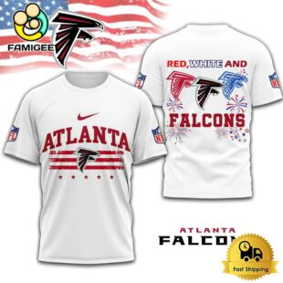 NFL Atlanta Falcons 4th Of July 3D T Shirt