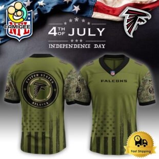 NFL Atlanta Falcons Happy US Independence Day Football Jersey