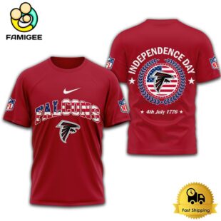 NFL Atlanta Falcons Independence Day 3D T Shirt