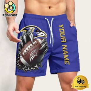 NFL Baltimore Ravens Casual Men's Drawstring Shorts