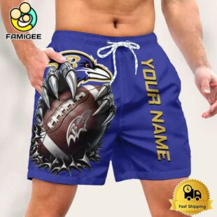 NFL Baltimore Ravens Casual Men's Drawstring Shorts