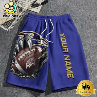 NFL Baltimore Ravens Casual Men's Drawstring Shorts