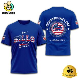 NFL Buffalo Bills Independence Day 3D T Shirt