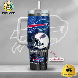 NFL Buffalo Bills Mickey Mouse Custom 40oz Stanley Cup Tumbler