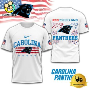 NFL Carolina Panthers 4th Of July 3D T Shirt