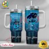 NFL Carolina Panthers Stitch Glitter Custom 40oz Stanley Cup Tumbler