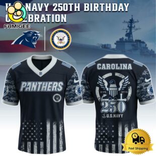 NFL Carolina Panthers The Navy 250Th Celebration Football Jersey