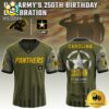 NFL Carolina Panthers US Army 250th Anniversary Parade Football Jersey