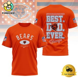 NFL Chicago Bears Happy Father's Day 2025 T-Shirt