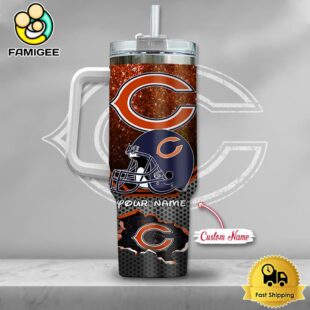 NFL Chicago Bears Mickey Mouse Custom 40oz Stanley Cup Tumbler