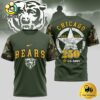 NFL Chicago Bears US Army 250th Anniversary Parade T-Shirt
