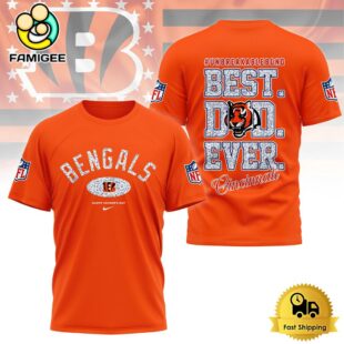 NFL Cincinnati Bengals Happy Father's Day 2025 T-Shirt