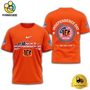 NFL Cincinnati Bengals Independence Day 3D T Shirt