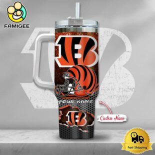 NFL Cincinnati Bengals Mickey Mouse Custom 40oz Stanley Cup Tumbler