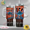 NFL Cincinnati Bengals Stitch Glitter Custom 40oz Stanley Cup Tumbler