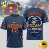 NFL Cincinnati Bengals Us Marine Corps Will Celebrate Its 250th Anniversary T-Shirt